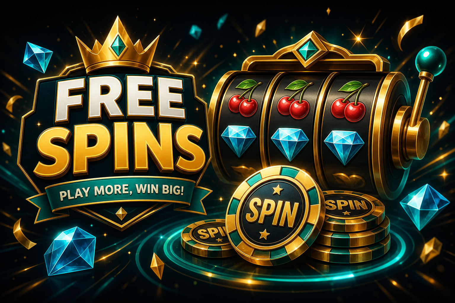 SlotsGem Casino Free Spins — darmowe spiny na automaty online
